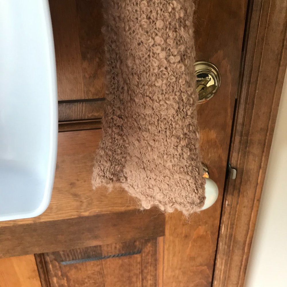 G.I.L.I. Brown Textured Open-Front Sweater - Picture 10 of 12